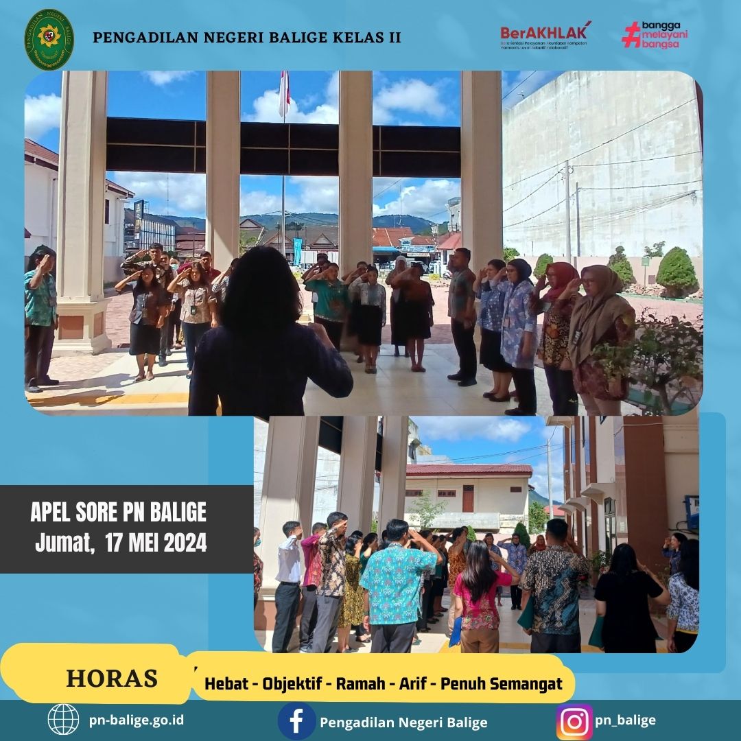 APEL SORE PN BALIGE, 17 MEI 2024 APEL SORE PN BALIGE, 17 MEI 2024